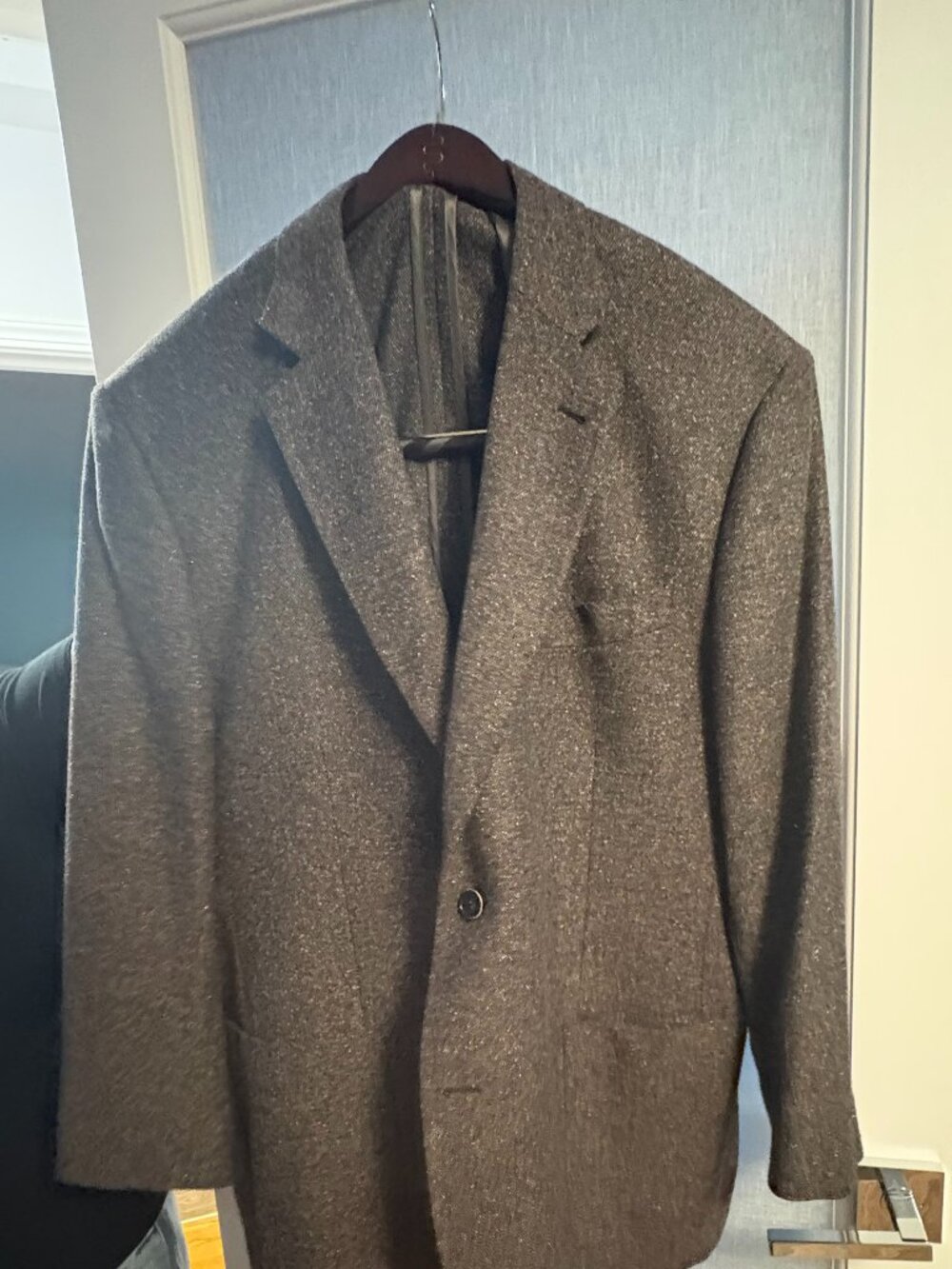 Nordstrom Signature Men’s Wool Silk Italian Zignone Textured Sport Coat